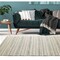 Homeroots 8 x 10 ft. Blue & Beige Chevron Striped Area Rug 395611 - alternate 5